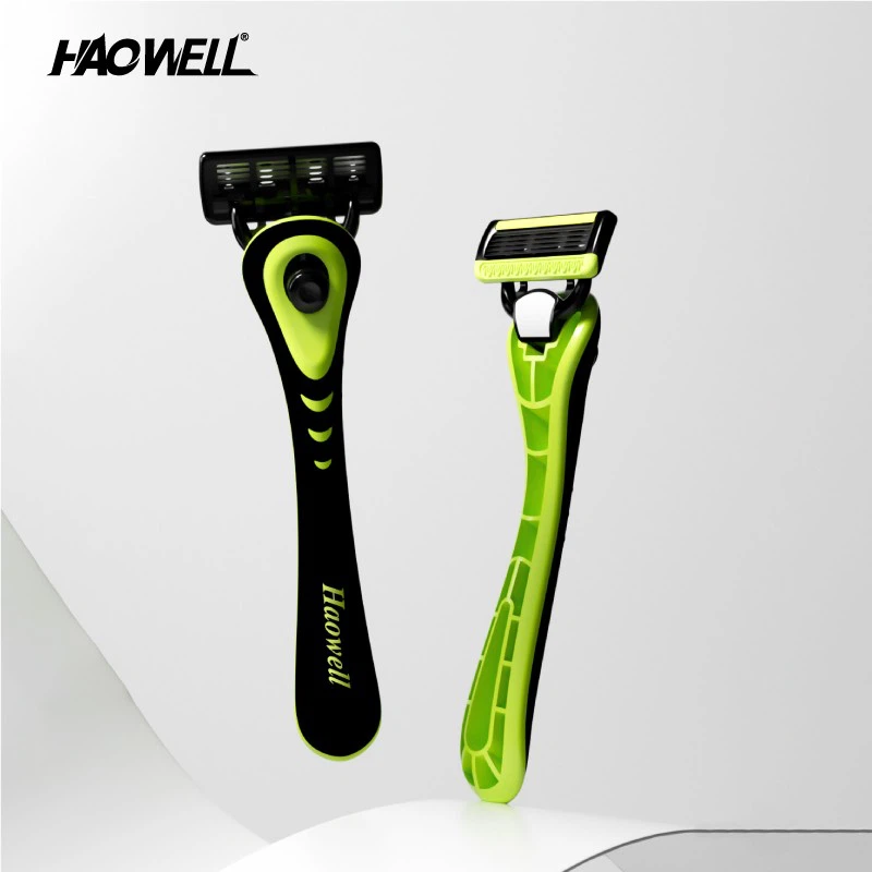 1+5 Man System Razor With 5 Blade,1 Handle 5 Refills